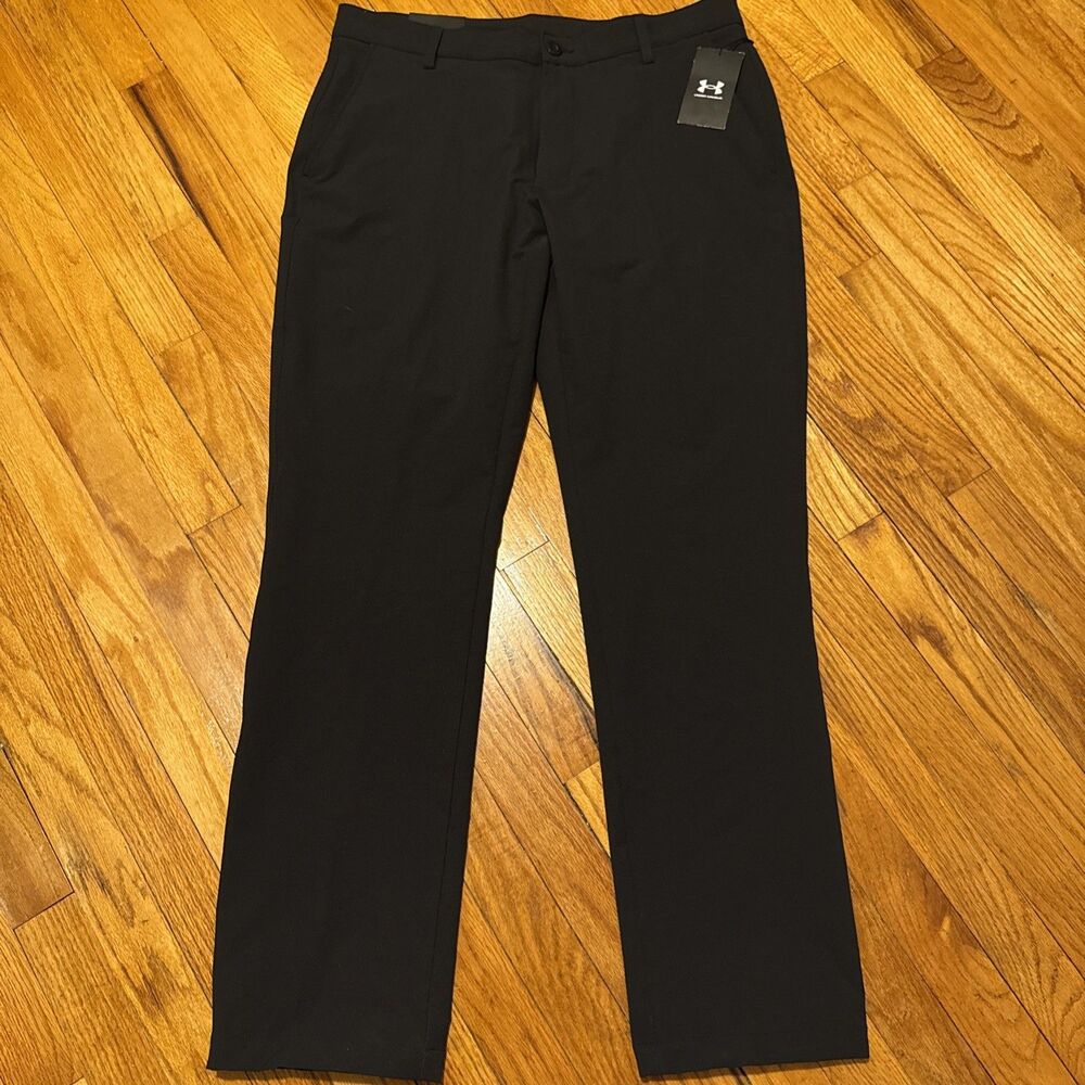 Under Armour UA Matchplay Tapered Pant Men's Golf 36x32 Black 1374606